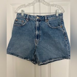 Zara Mom Jean Shorts